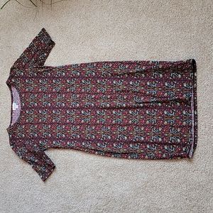 LuLaRoe Julia Dress M floral